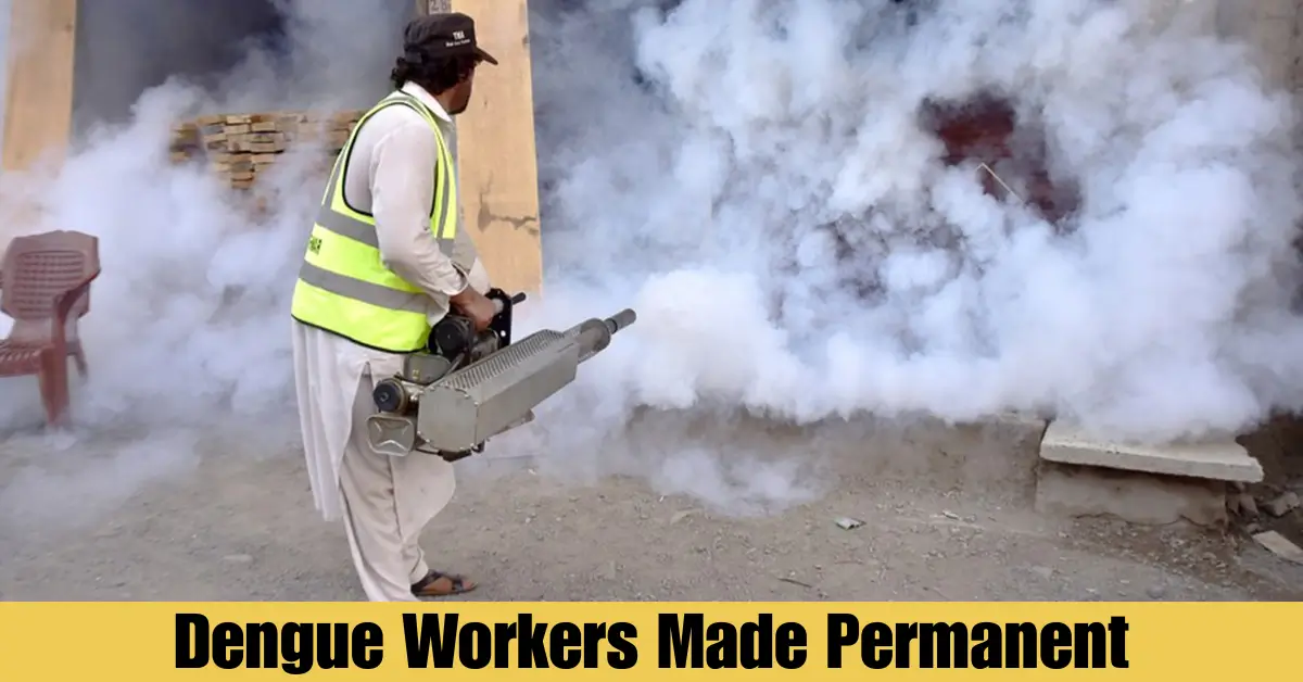 Dengue Workers Made Permanent in Islamabad DHO Sends PC-4 for Approval