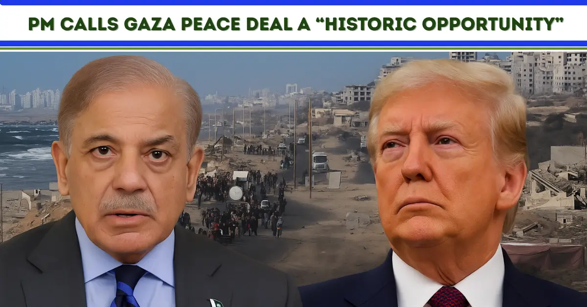 PM Shehbaz Sharif Applauds Gaza Truce as a Landmark Step Toward Enduring Middle East Peace